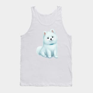 Cute Samoyed Drawing Tank Top